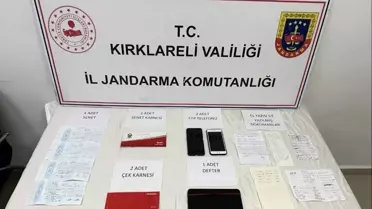 Kırklareli'nde Tefecilik Operasyonu