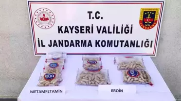Kayseri'de Uyuşturucu Taşıyan 3 Kişi Yakalandı
