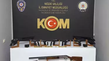 Niğde'de Ruhsatsız Silah Operasyonu