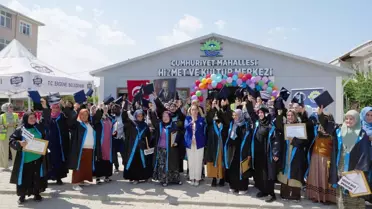 24 Kadın Okuma Yazma Kursunu Tamamladı