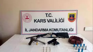 Arpaçay'da Silah Operasyonu