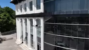 Bilecik'te Drone ile Dış Cephe Temizliği