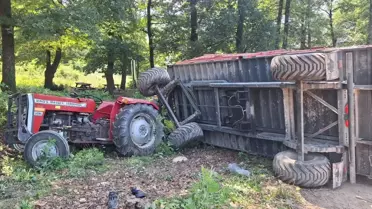 Traktör Devrildi, Halil Turgut Hayatını Kaybetti