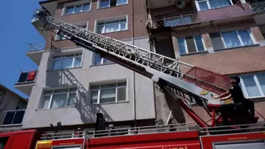 Edirne'de Apartman Yangını: 2 Kişi Kurtarıldı