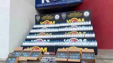 Adana'da Sahte İçki Operasyonu