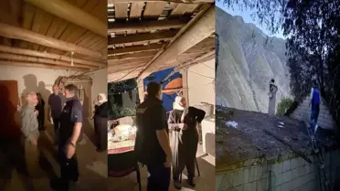 Hakkari'de Yangın Mağduru Aileye AFAD Destek Ziyareti