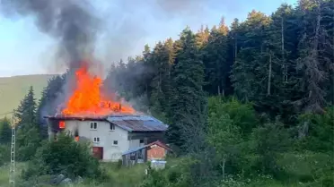 Kastamonu'da Ev Yangını
