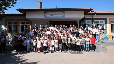 Hacılar'da Karne Sevinci ve Eğitime Destek Vurgusu