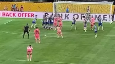 Bu adam 37 yaşında! Lionel Messi'den Porto'ya şık frikik