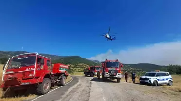 Balıkesir'de Orman Yangınına Müdahale