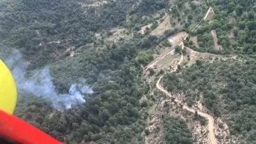 Simav'da Orman Yangını: 8 Dekar Zarar