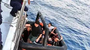 Marmaris'te 21 Göçmen Kurtarıldı