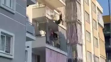Aydın'da Genç Kadın Kendini 4. Kattan Attı