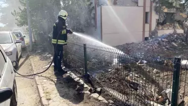 Eskişehir'de Boş Arazide Yangın