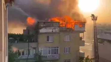 Bursa'da Çatı Yangını: 1 Ölü