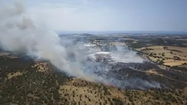Çanakkale'deki Yangın Kontrol Altına Alındı
