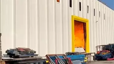 Tekirdağ'da Gıda Deposunda Yangın