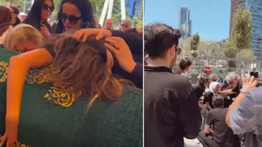 Nihal Candan'ın cenazesinden gergin anlar! Basın mensuplarına hakaret etti