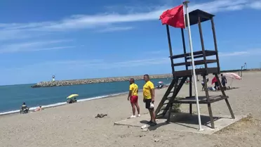 Filyos Plajı'nda Denize Girmek Yasaklandı