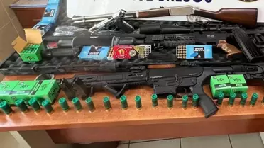 Aydın'da Eş Zamanlı Operasyonda Çok Sayıda Silah Ele Geçirildi