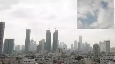 İran'ın misilleme saldırısı canlı yayına böyle yansıdı