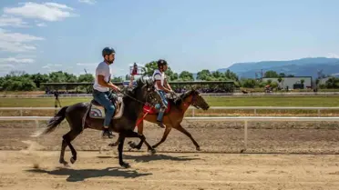 Bursa’da Geleneksel Rahvan At Yarışları Coşkuyla Yapıldı