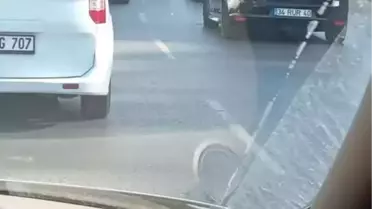 Düğün Konvoyu Trafiği Durdurdu