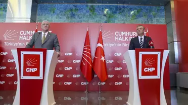 İYİ Parti Genel Başkanı Dervişoğlu, CHP Genel Başkanı Özel'i ziyaret etti