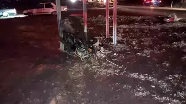 Hatay'da Trafik Kazası: Motosiklet Sürücüsü Hayatını Kaybetti