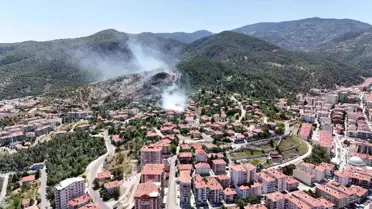 Kızılcahamam'da Apartman Yangını
