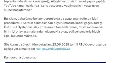 RTÜK'ten Fatih Altaylı'ya Lisans Uyarısı