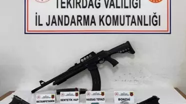 Tekirdağ'da Operasyon: Silah ve Uyuşturucu Ele Geçirildi