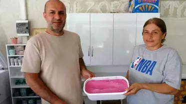 Mor Reyhan Dondurması Tanıtıldı