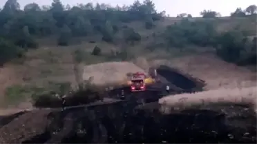 Osmancık'ta Ekin Tarlasında Yangın