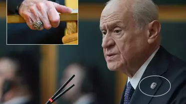 Bahçeli'nin yüzüğü ve rozeti dikkat çekti! İşte üzerindeki mesaj