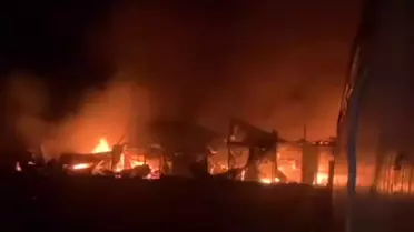 Diyarbakır'da Konteyner Yangını