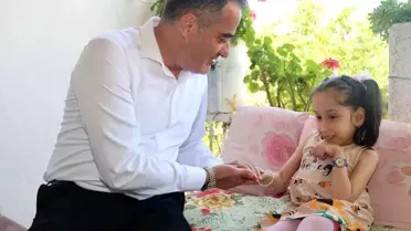 Başkan Arıcı, 10 Yaşındaki Kızın Akülü Tekerlekli Sandalye Talebini Yerine Getirdi