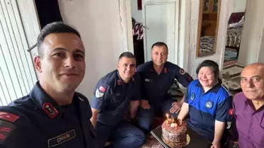 Sıla'nın Doğum Gününe Jandarma Sürprizi