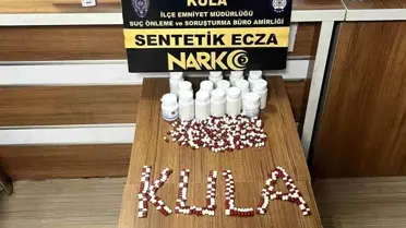 Kula'da Uyuşturucu Operasyonu: 804 Hap Ele Geçirildi