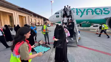 Riyad'dan Rize'ye İlk Uçuş Törenle Karşılandı