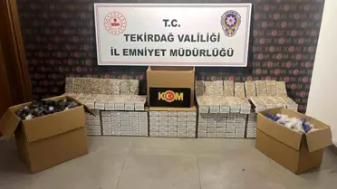 Tekirdağ'da Kaçak Tütün Operasyonu