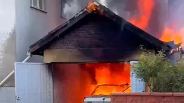 Bartın'da Garaj Yangını
