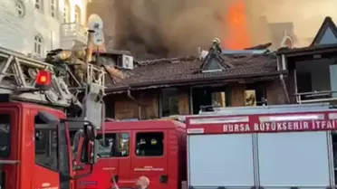 Bursa'da Lokantada Yangın