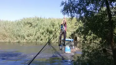 Traktörüyle Mahsur Kalan Çiftçi Kurtarıldı