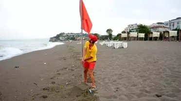 Akçakoca'da Denize Girilmemesi Uyarısı