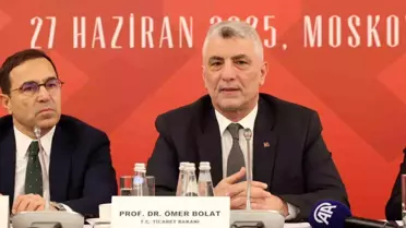 Ticaret Bakanı Bolat Moskova'da Türk İşadamlarıyla Bir Araya Geldi
