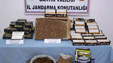 Bartın'da Makaron ve Tütün Baskını