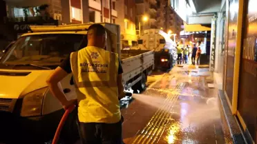 Aydın Büyükşehir Belediyesi'nden 24 Saat Temizlik Çalışmaları