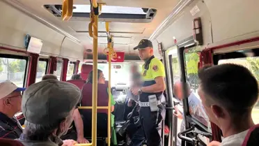 Nazilli'de Jandarmadan Trafik Denetimi