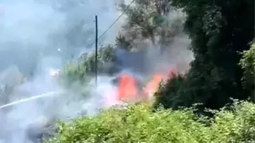 Karabük'te Anız Yangını Kontrol Altına Alındı